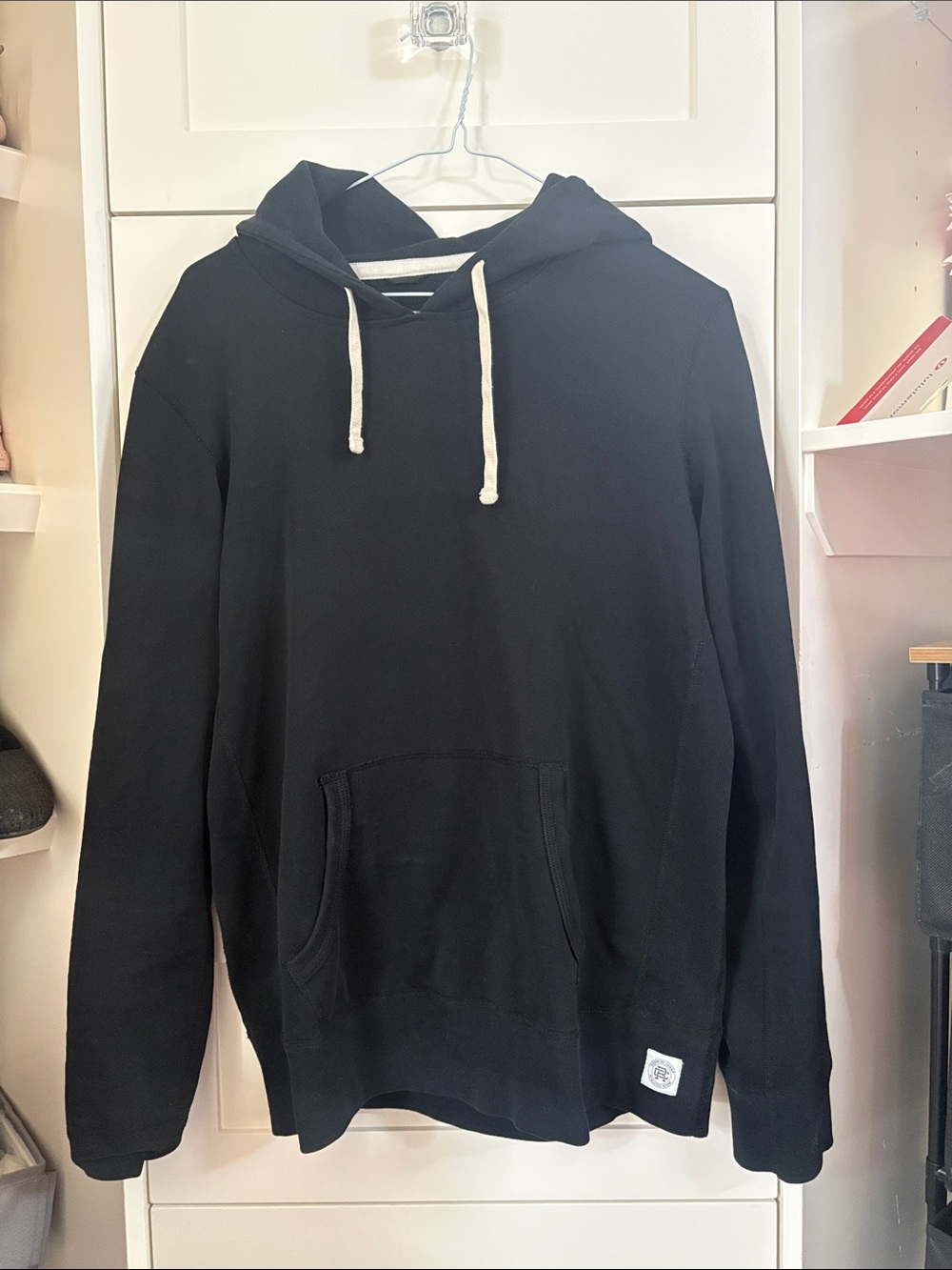 Reigning Champ Black Pullover Hoodie